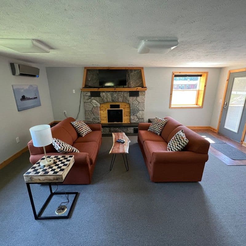 King Family Suite living room with sleeper sofas