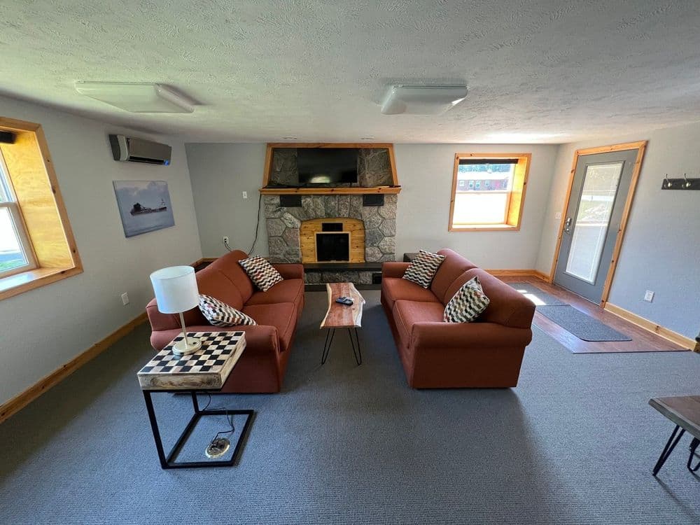 King Family Suite living room with sleeper sofas